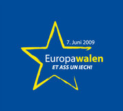 Elections européennes - 7 juin 2009 - Et ass un iech!