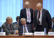 Jean-Claude Juncker présidant la réunion de l'Eurogroupe le 7 septembre 2010. Photo : SIP / Jock Fistick