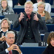 Daniel Cohn-Bendit réagit au discours de José Manuel Barroso sur l'état de l'Union © European Parliament/Pietro Naj-Oleari