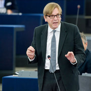 Guy Verhofstadt lors du débat sur l'état de l'Union © European Parliament/Pietro Naj-Oleari