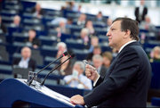 José Manuel Barroso face aux eurodéputés à Strasbourg © European Parliament/Pietro Naj-Oleari