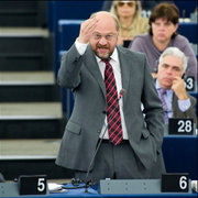 Martin Schulz s'exprime sur l'état de l'Union le 7 septembre 2010 © European Parliament/Pietro Naj-Oleari