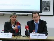 Graham Watson, Anglais pro-européen et chef des libéraux européens, a commenté les grands dossiers de l’Union à Luxembourg