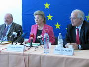 Horst Forster, Viviane Reding, Fabio Calasanti