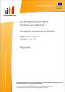 La couverture de l'étude "Eurobaromètre discrimination"