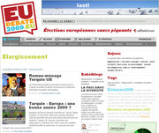 EUdebate2009 : le site