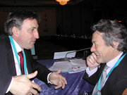Jean-Marie HALSDORF et Jean-Louis BORLOO en marge de la table-ronde ministérielle au 5e Forum Mondial de l’Eau à Istanbul