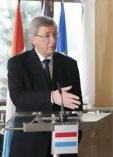 Jean-Claude Juncker à Prague le 12 mars 2009