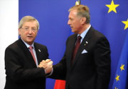 Jean-Claude Juncker et Mirek Topolánek  (photo : ap)