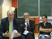 Charles Goerens, Claude Frisoni et Fabienne Lentz
