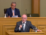 Lucien Lux à la Chambre lors des débats du 30 juillet 2009