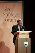 Jean Asselborn lors de son discours au Bled Strategic Forum