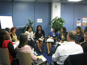 Participants à une des tables rondes du projet A citoyenneté égale