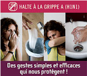 Halte à la grippe A (H1N1) - La campagne du gouvernement luxembourgeois