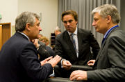 Antonio Tajani, Camiel Eeurlings et Claude Wiseler (c) Conseil de l'Union européenne