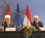 Mirko Cvetkovic et Jean-Claude Juncker