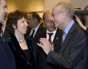 Catherine Ashton et Herman Van Rompuy. Photo : Le Conseil de l'UE