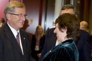 Jean-Claude Juncker et Catherine Ashton. Source : le Conseil de l'UE