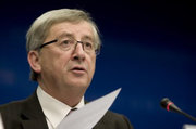 Jean-Claude Juncker à l'occasion de la réunion de l'Eurogroupe de décembre 2009 (c) Conseil de l'UE