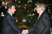 Nicolas Sarkozy et Jean-Claude Juncker