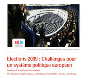Elections 2009 : challenges pour un système politique européen