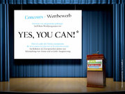 L'affiche du concours "Yes, you can !"