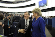 Jose Manuel Barroso et Viviane Reding (c) Commission européenne