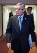 Jean-Claude Juncker au Conseil européen le 26 mars 2010 (c) SIP/Jock Fistick