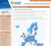 Le tableau de bord de l'innovaiton 2009 sur le site www.proinno-europe.eu
