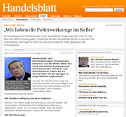 Jean-Claude Juncker sur le site Internet du quotidien économique Handelsblatt le 1er mars 2010
