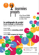 Affiche des 2 journées "projets" organisées par le MENFP et ANEFORE