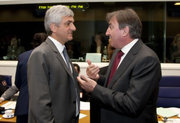 Hervé Morin et Jean-Marie Halsdorf (c) Le Conseil de l'UE