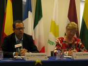 Jean-Paul Friedrich, président de l'association ELA Luxembourg, et Simone Beissel