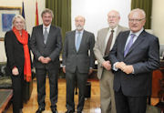 Marianne Backes, Jean Asselborn, José Antonio Martinez de Villareal Baena, Carlos Berzose Alonso-Martinez et Jean Welter