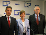 Claude Meisch, Anne Brasseur et Charles Goerens