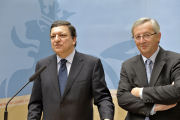 José Manuel Barroso et Jean-Claude Juncker (c) SIP