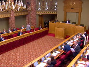 La Chambre discutant de la proposition de la Commission en matière de coordination budgétaire le 1er juin 2010