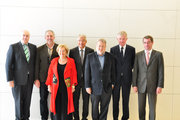Charles Goerens, Georges Bach, Astrid Lulling, Laurent Mosar, Robert Goebbels, Ben Fayot et Frank Engel réunis à la Chambre le 13 septembre 2010