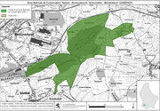 La carte de la Zone spéciale de conservation de Bascharage apparaissant dans le Règlement grand-ducal du 6 novembre 2009