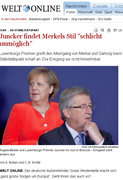 L'entretien accordé par Jean-Claude Juncker aux journalistes du Welt sur le site Internet du quotidien le 27 octobre 2010
