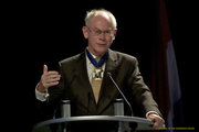 Herman Van Rompuy à la Fondation du mérite européen (Source "Le Conseil de l'Union européenne")
