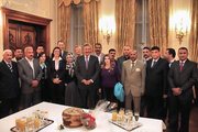 Jean Asselborn recevant au Ministère des Affaires étrangères les participants de la mission EUJUST LEX - Irak le 17 novembre 2010