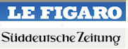 Les logos du Figaro et de la Süddeutsche Zeitung
