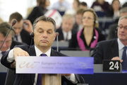 Le Premier ministre hongrois présentait aux eurodéputés les priorités de la Présidence hongroise de l'UE le 19 janvier 2011  © European Union 2011 PE-EP