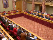 Les députés adoptant le projet de loi sur les OPCM le 16 décembre 2010. Source : Chamber TV