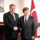 Jean Asselborn et Ahmet Davutoglu, Ankara, le 22.2.11 (photo SIP)