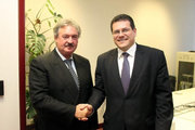 Jean Asselborn et Maroš Šefčovič se sont rencontrés à Bruxelles le 31 janvier 2011