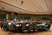 Les ministres des Fiannces de l'UE érunis à Bruxelles le 15 févreir 2011. Source : le Conseil de l'UE