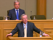 Le Premier ministre répondant aux députés à l'issue du débat d'orientation du 8 mars 2011 Source : ChamberTV