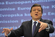 José Manuel Barroso s'exprimant sur la situation en Libye le 2 mars 2011 © Union européenne, 2011